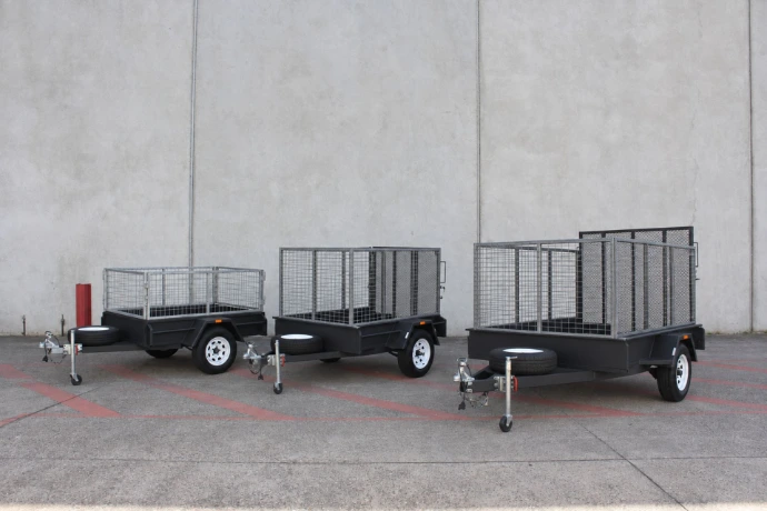 Ring Road Rentals hire trailers ready for pickup in Campbellfield, Melbourne