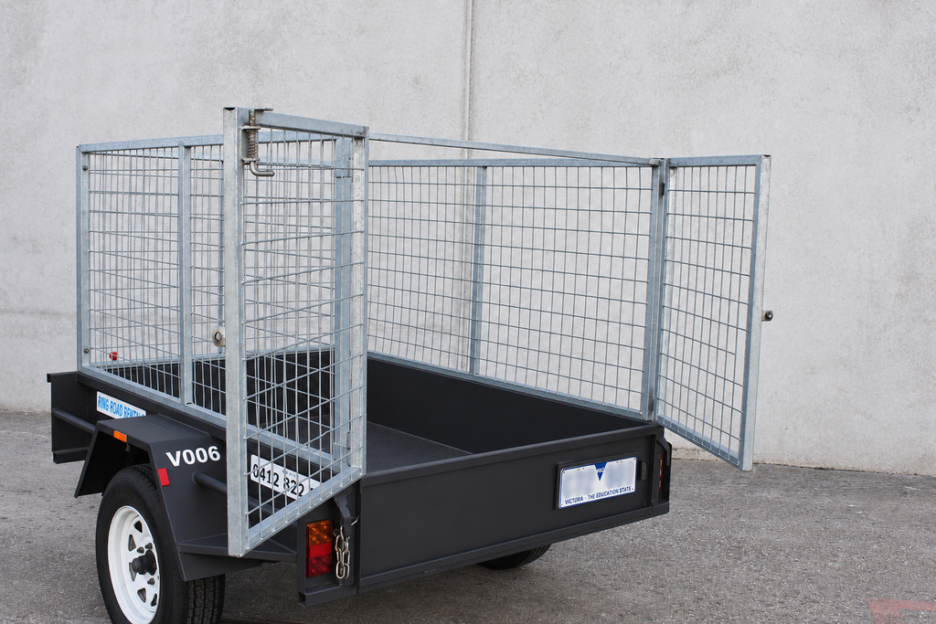 6x4 Caged Barn Door Trailer (16)