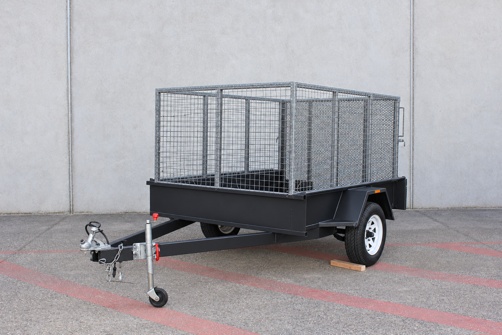 6x4 Caged Barn Door Trailer (18)