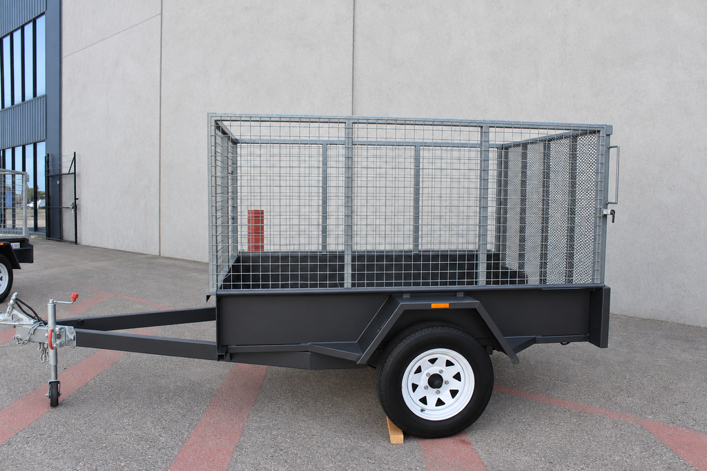 6x4 Caged Barn Door Trailer (19)
