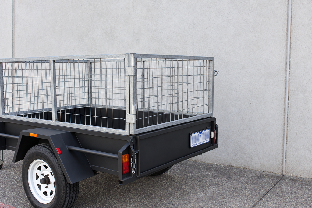 6x4 Caged Barn Door Trailer