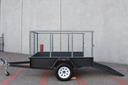 6x4 Caged Barn Door Trailer