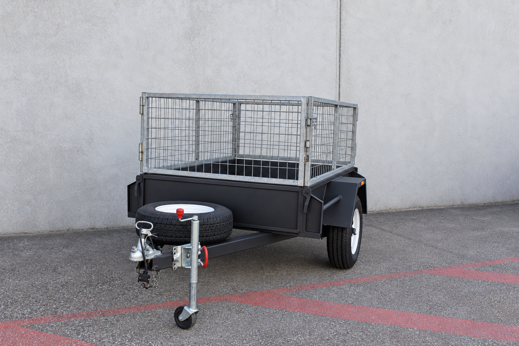 6x4 Caged Barn Door Trailer (5)