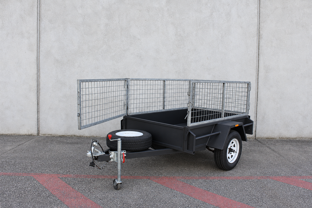 6x4 Caged Barn Door Trailer (6)