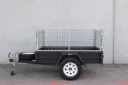 7x5 Caged Barn Door Trailer